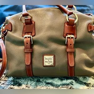 Dooney Pebble Grain Bristol Satchel (Color-Elephant🐘)